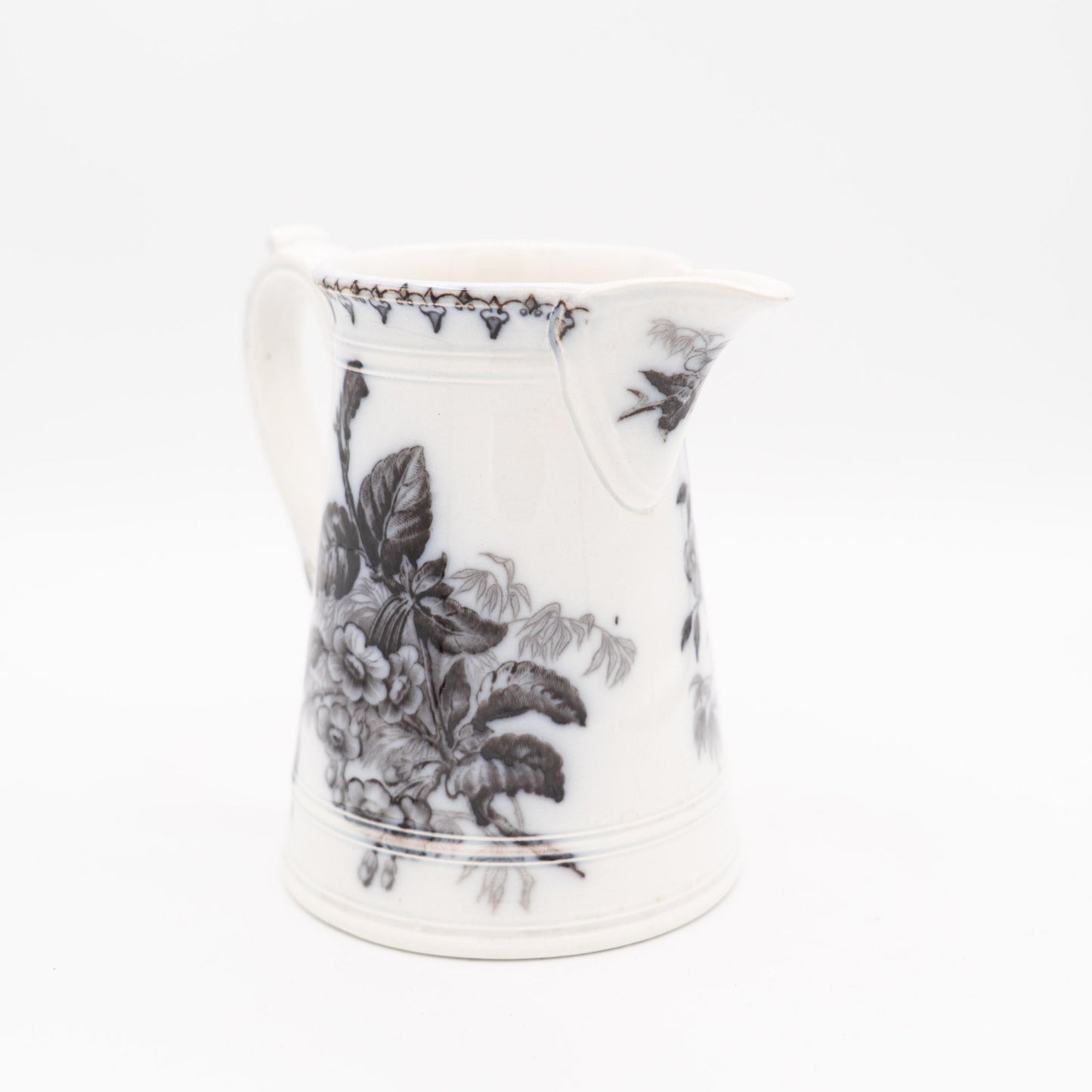 Antique French Milk Jug - “Flore" - U&C Sarreguemines - 1880s - Pitcher & Jugs - The Vintage Tales