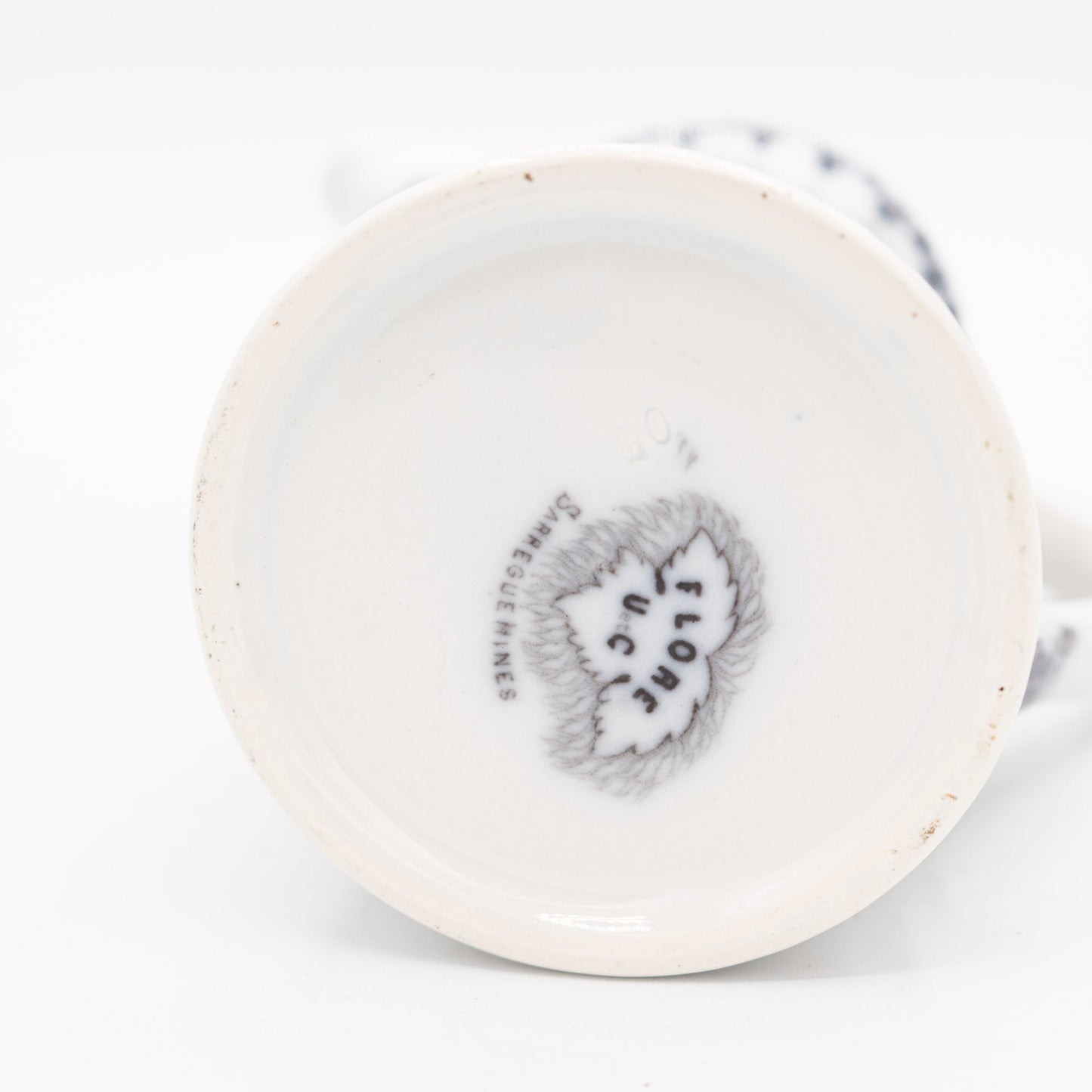 Antique French Milk Jug - “Flore" - U&C Sarreguemines - 1880s - Pitcher & Jugs - The Vintage Tales