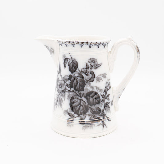 Antique French Milk Jug - “Flore" - U&C Sarreguemines - 1880s - Pitcher & Jugs - The Vintage Tales