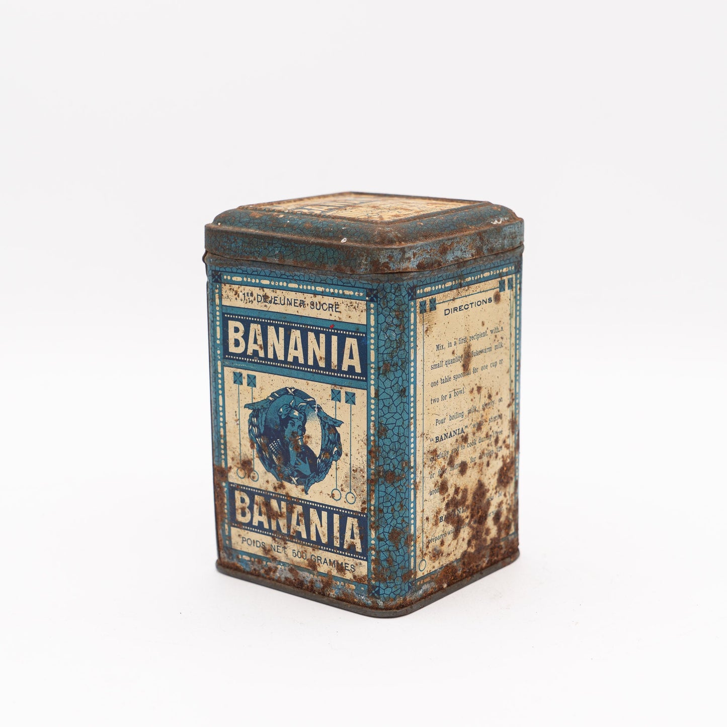 BANANIA Advertising Tin - Rederie d’Amiens Find - 1930s/40s - Advertising Tin - The Vintage Tales