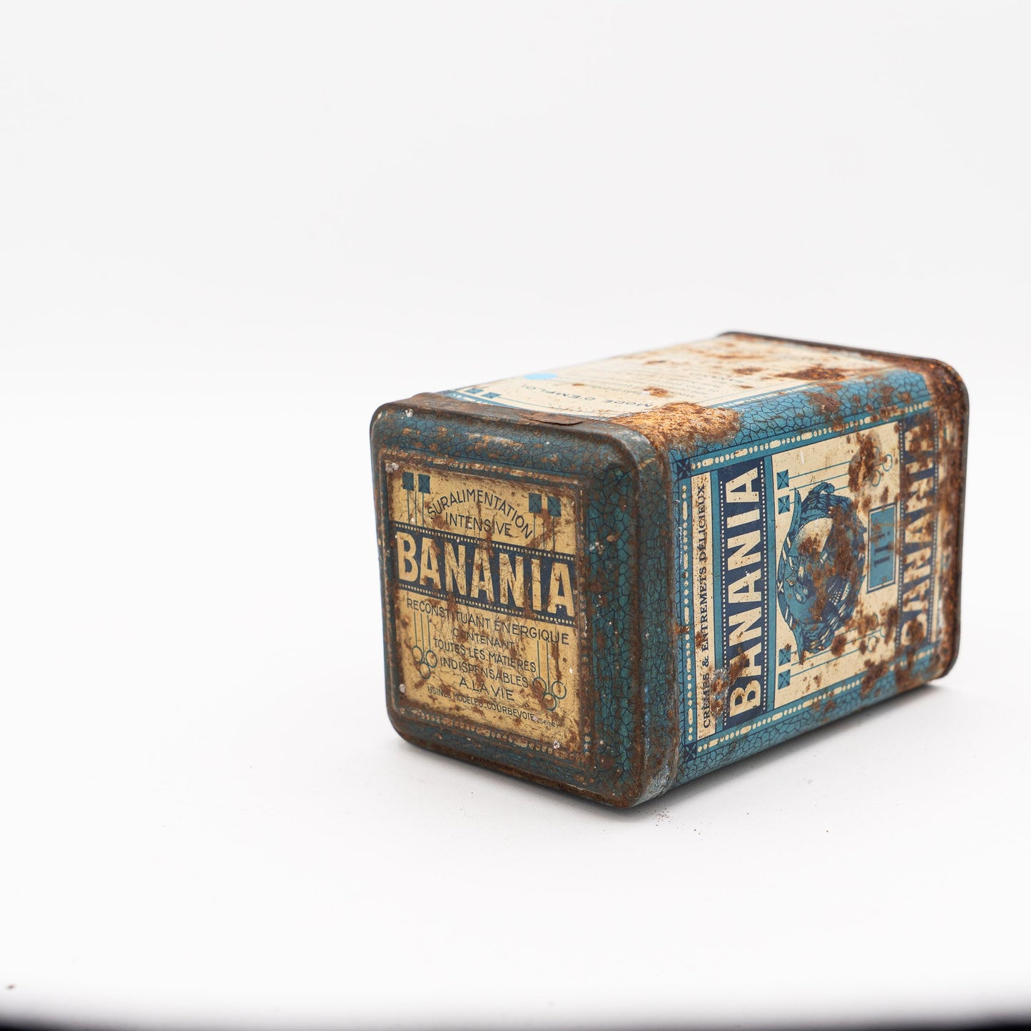 BANANIA Advertising Tin - Rederie d’Amiens Find - 1930s/40s - Advertising Tin - The Vintage Tales