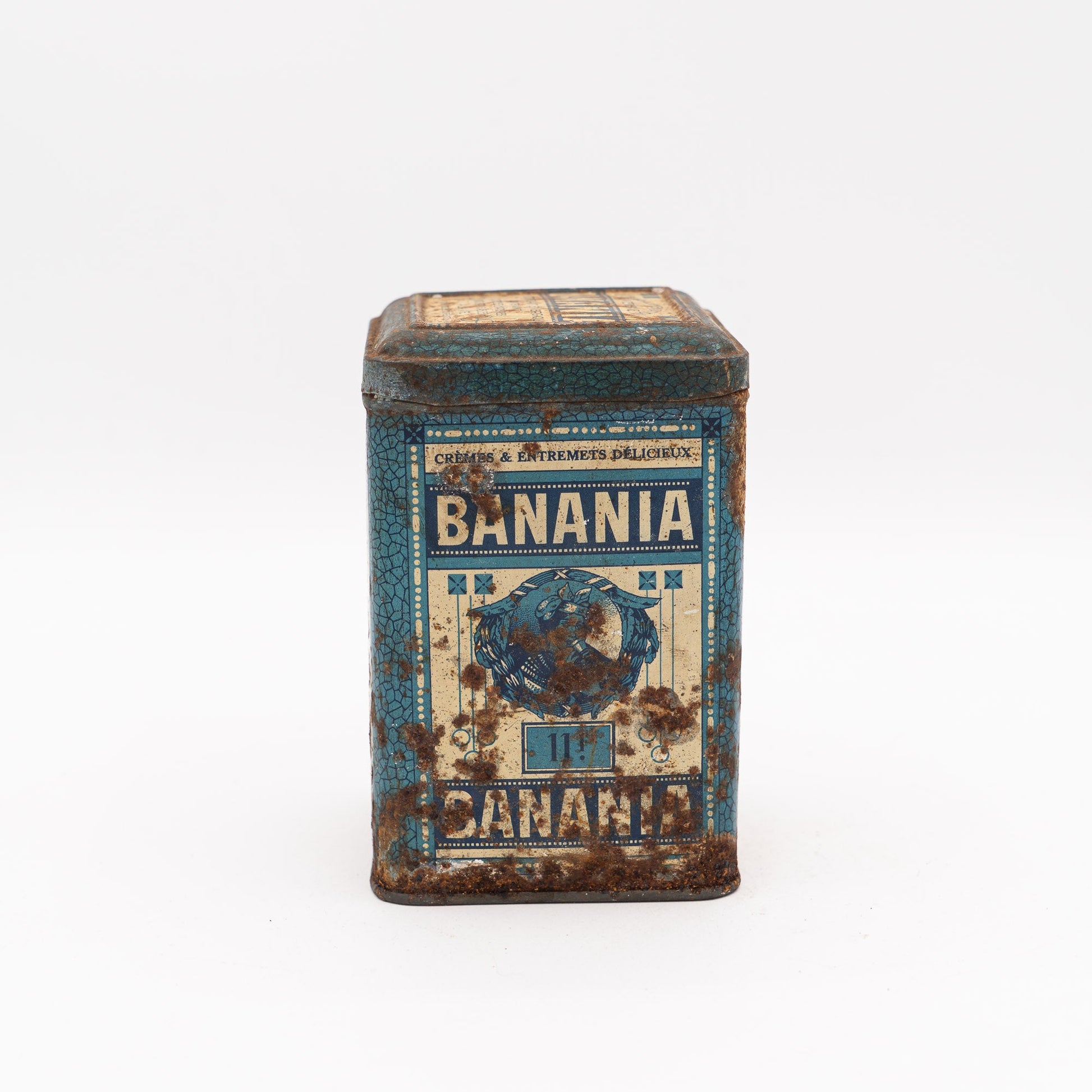 BANANIA Advertising Tin - Rederie d’Amiens Find - 1930s/40s - Advertising Tin - The Vintage Tales