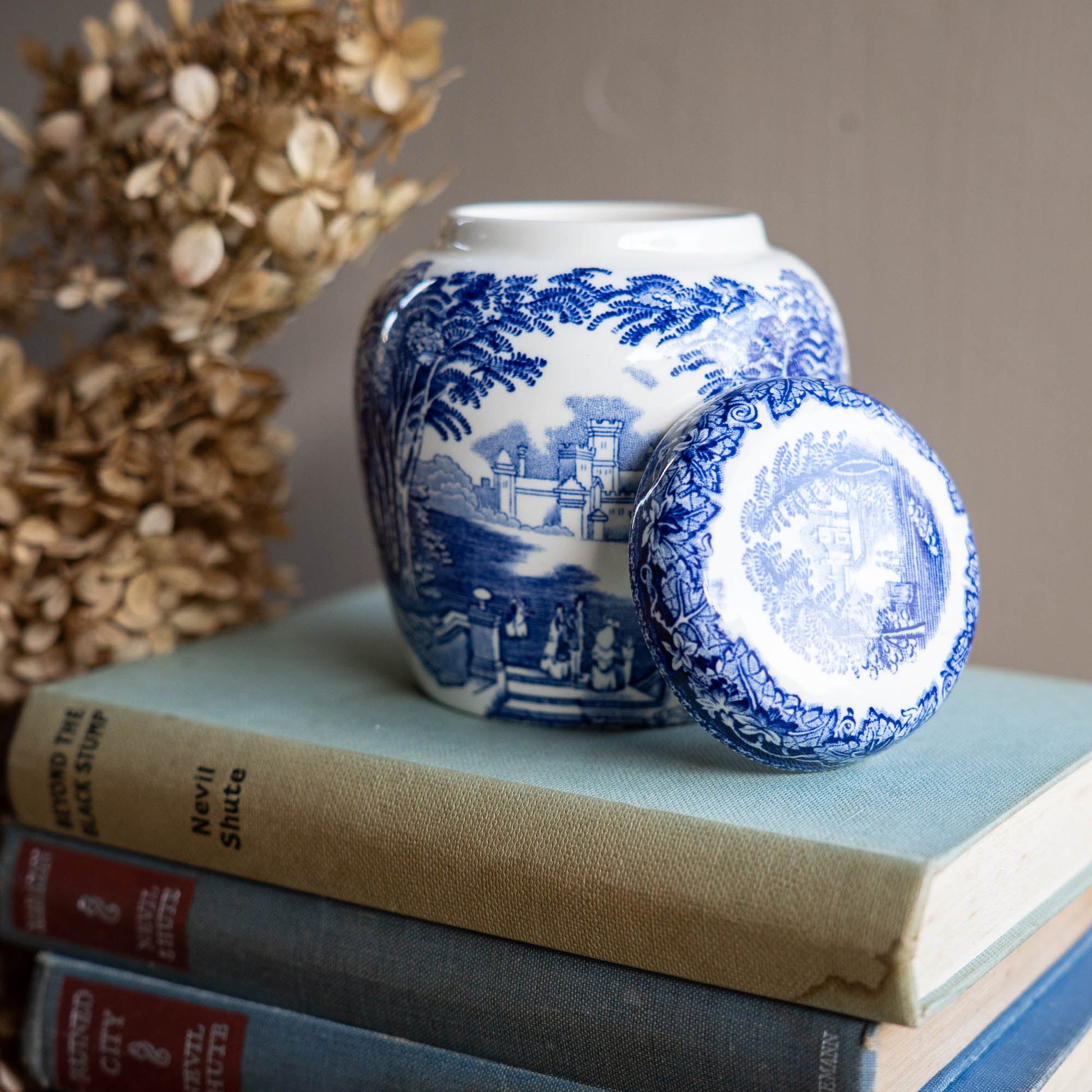 Elegant Tea & Ginger Jar - Vista - Mason's - c1940s - Tea&GingerJars - The Vintage Tales
