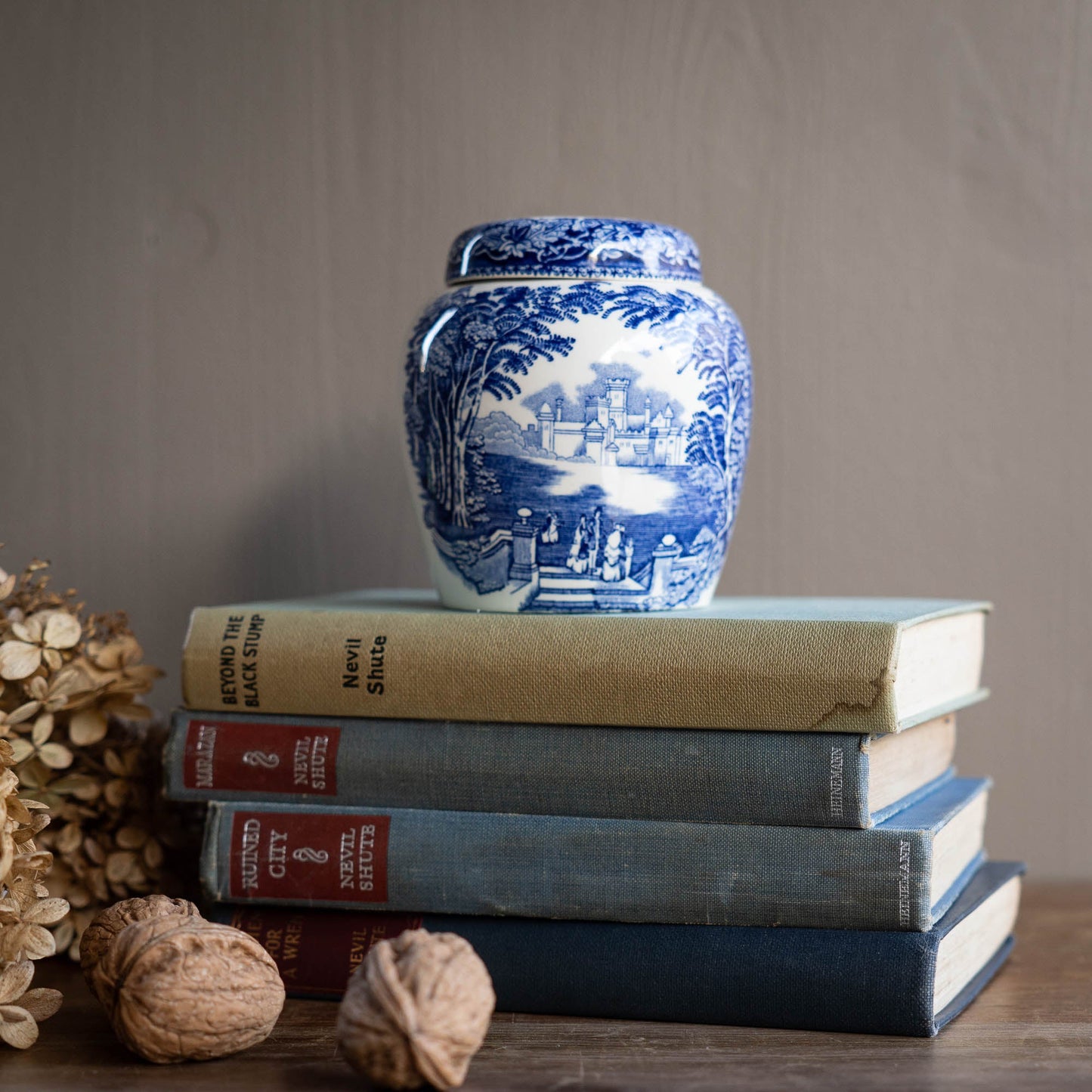 Elegant Tea & Ginger Jar - Vista - Mason's - c1940s - Tea&GingerJars - The Vintage Tales