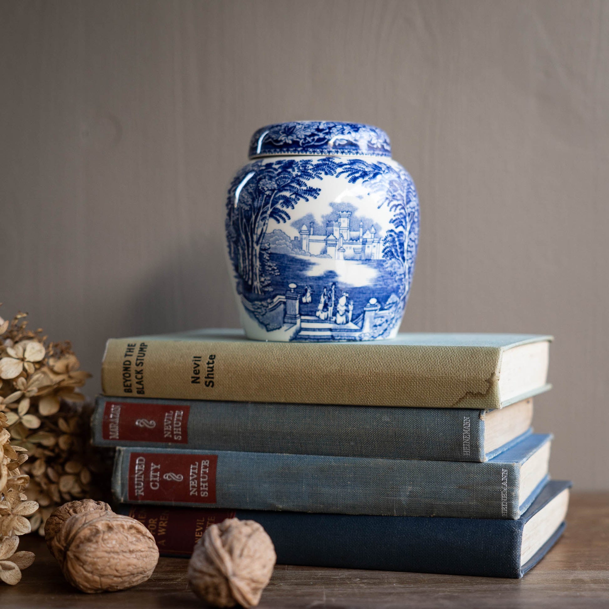 Elegant Tea & Ginger Jar - Vista - Mason's - c1940s - Tea&GingerJars - The Vintage Tales