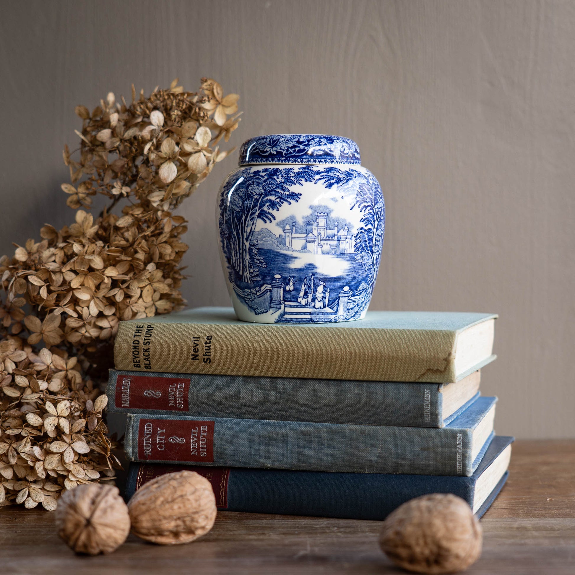 Elegant Tea & Ginger Jar - Vista - Mason's - c1940s - Tea&GingerJars - The Vintage Tales