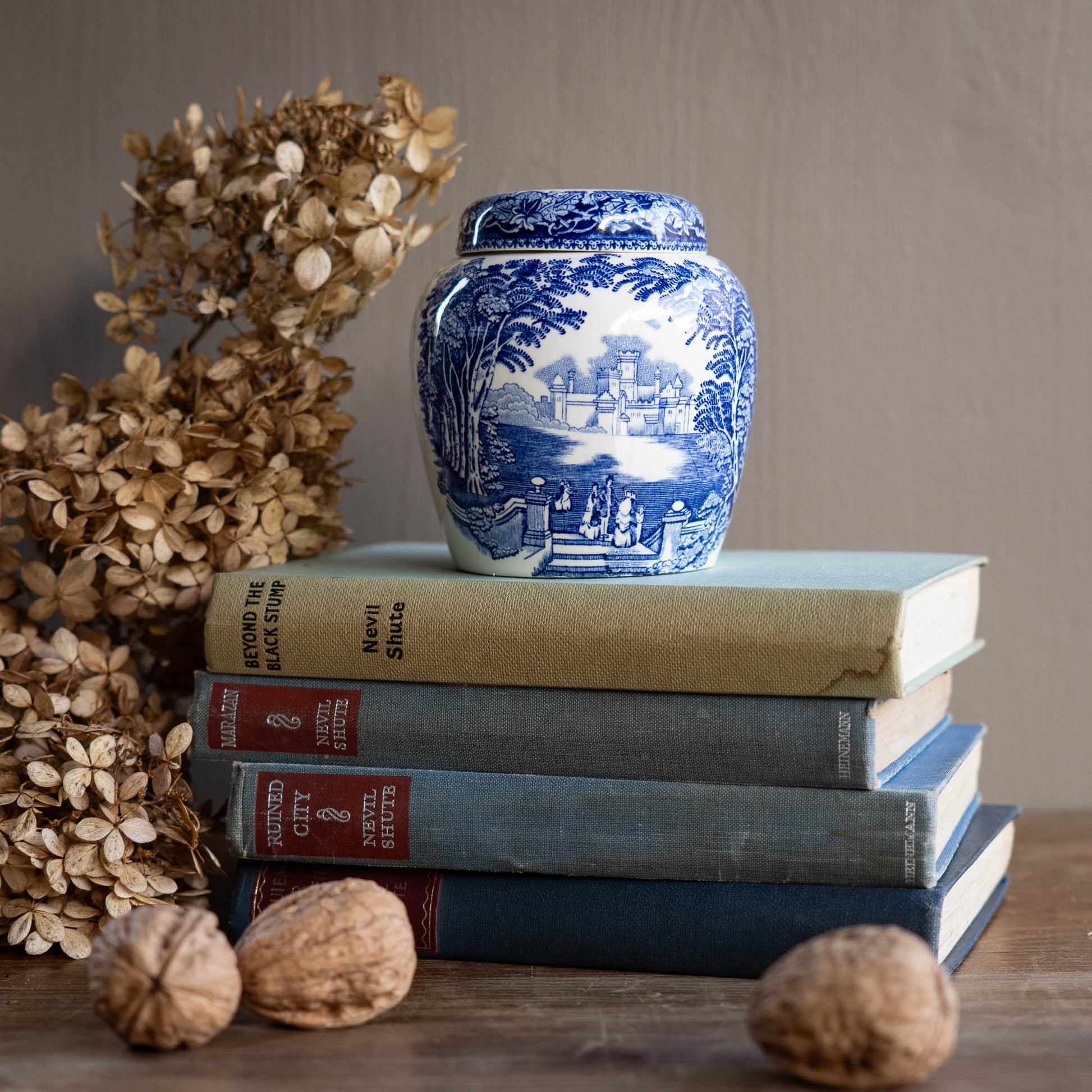 Elegant Tea & Ginger Jar - Vista - Mason's - c1940s - Tea&GingerJars - The Vintage Tales