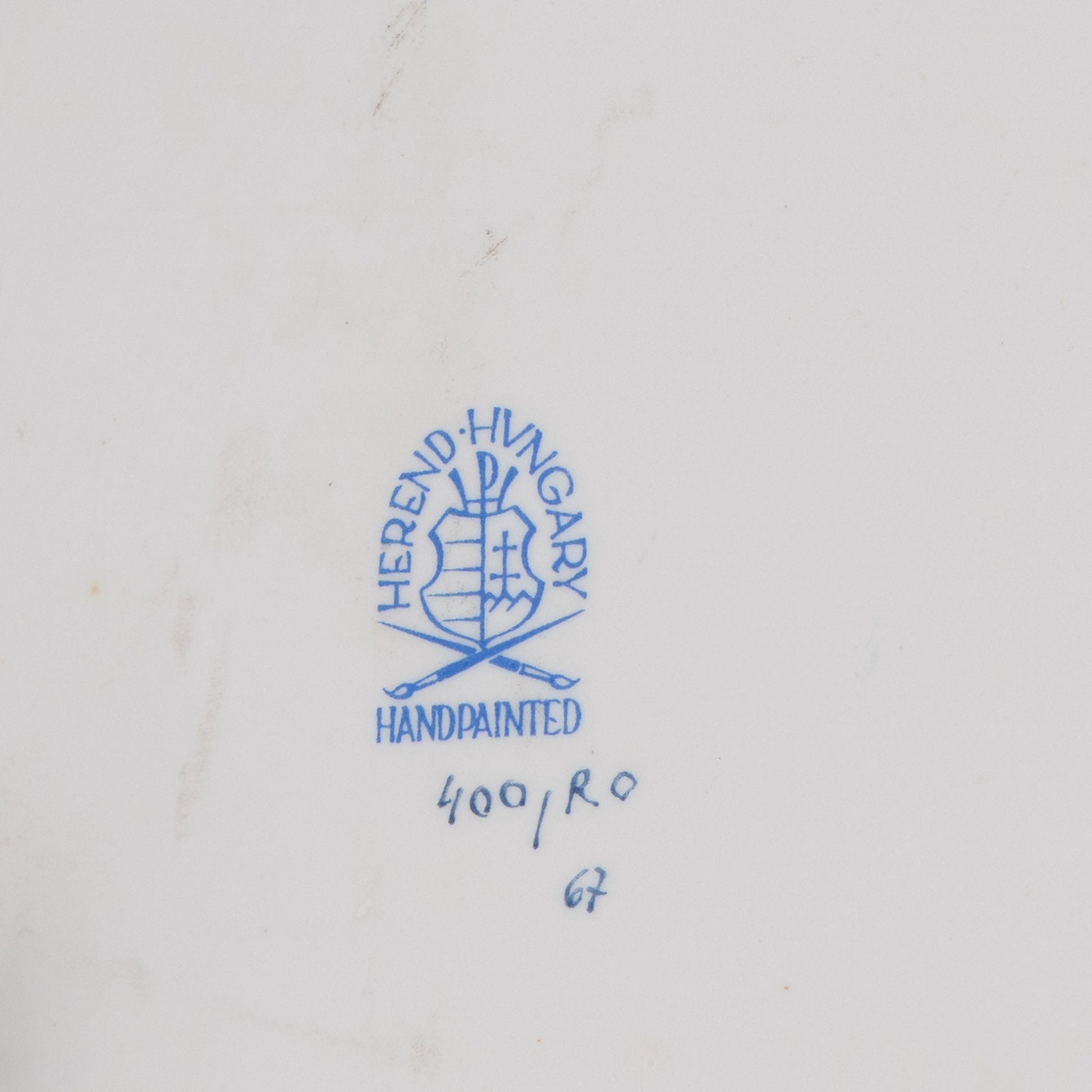 Fabulous "Rothschild Bird" Platter - Herend / Hungary - 1960s to 1980s - Serving Plate - The Vintage Tales