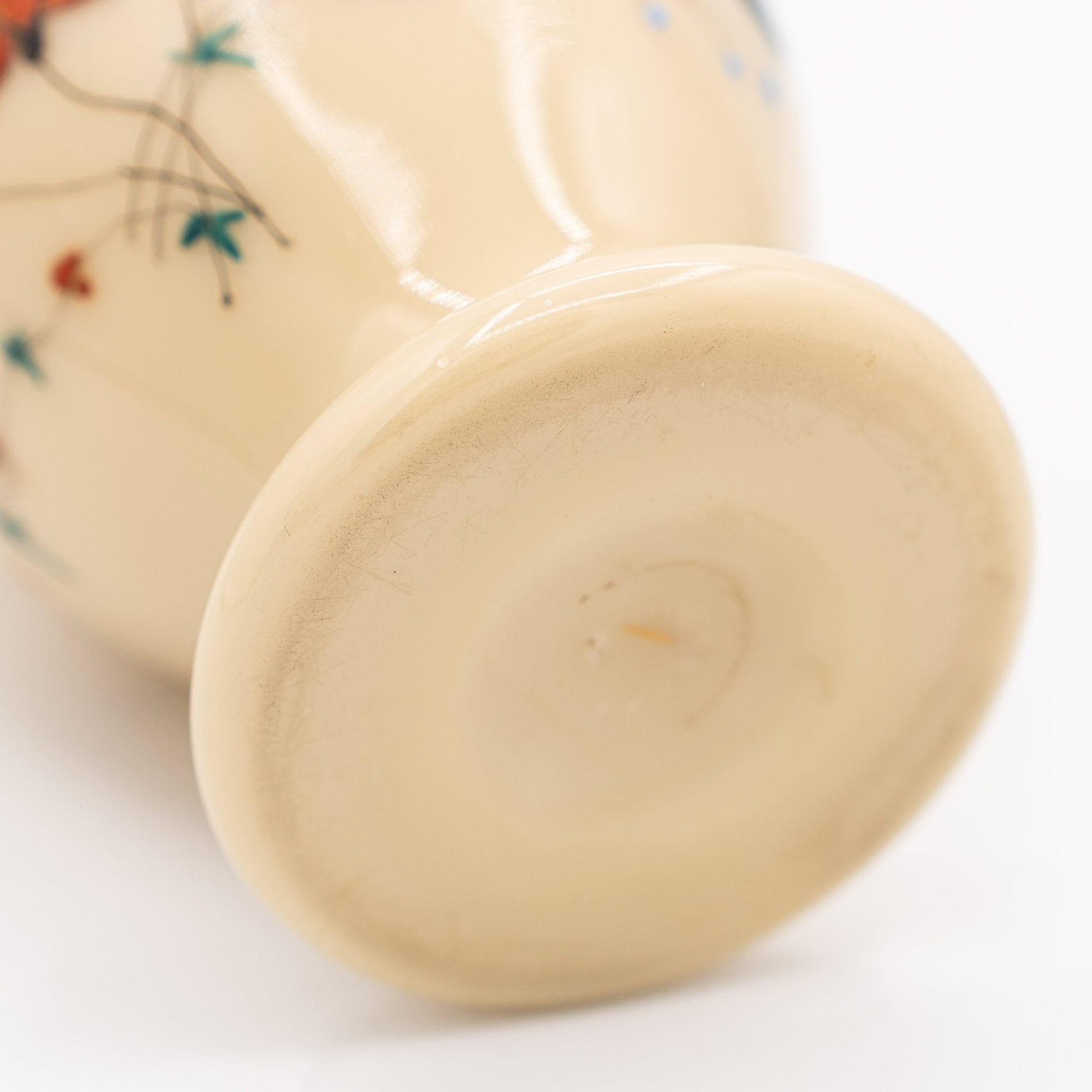 French Opaline Two - Handled Vase - Jaune Jonquille - 1890s - Vase - The Vintage Tales