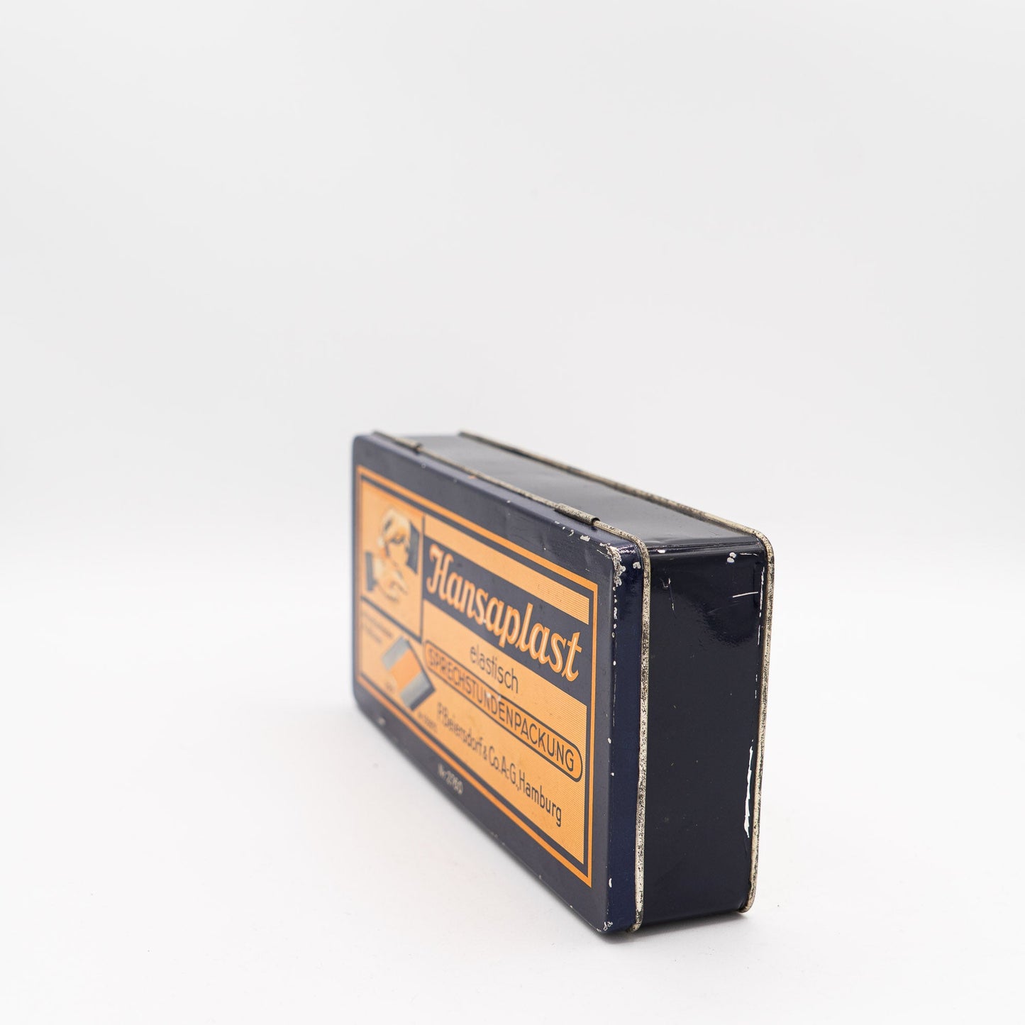 Hansaplast Advertising Tin (Doctor’s Office Pack) – Beiersdorf, Hamburg – c. 1950 - Advertising Tin - The Vintage Tales