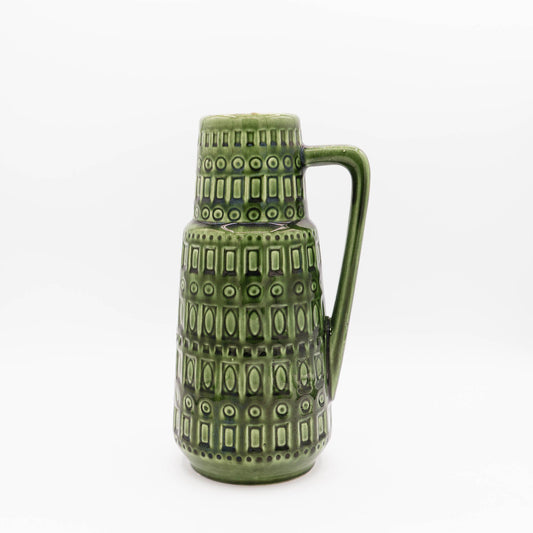 Mid - Century Green "Inka" - Scheurich 416 - 26 - 1960s - Vase - The Vintage Tales
