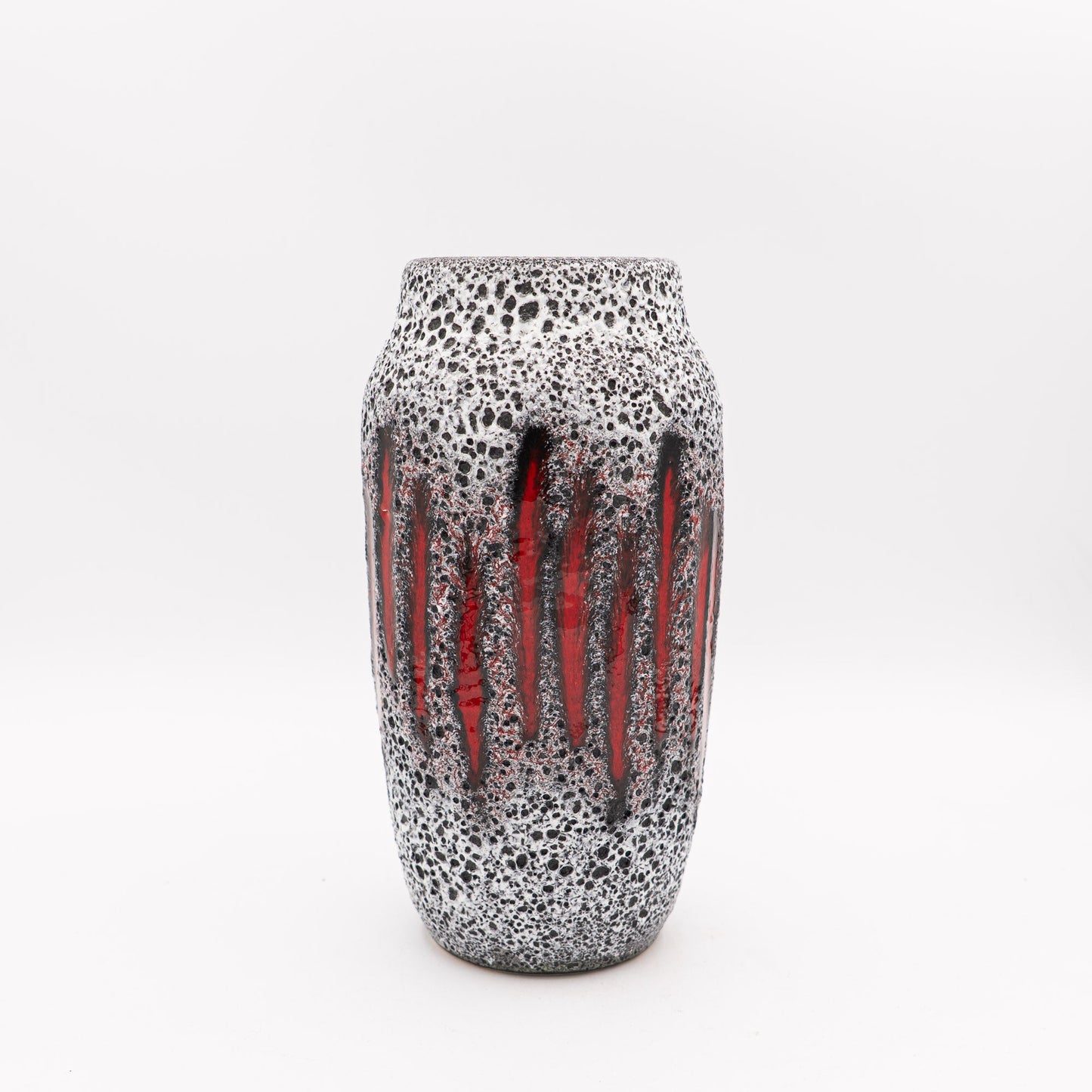 Mid - Century "Lora" West German Fat Lava - Scheurich 242 - 22 - 1970s - Vase - The Vintage Tales