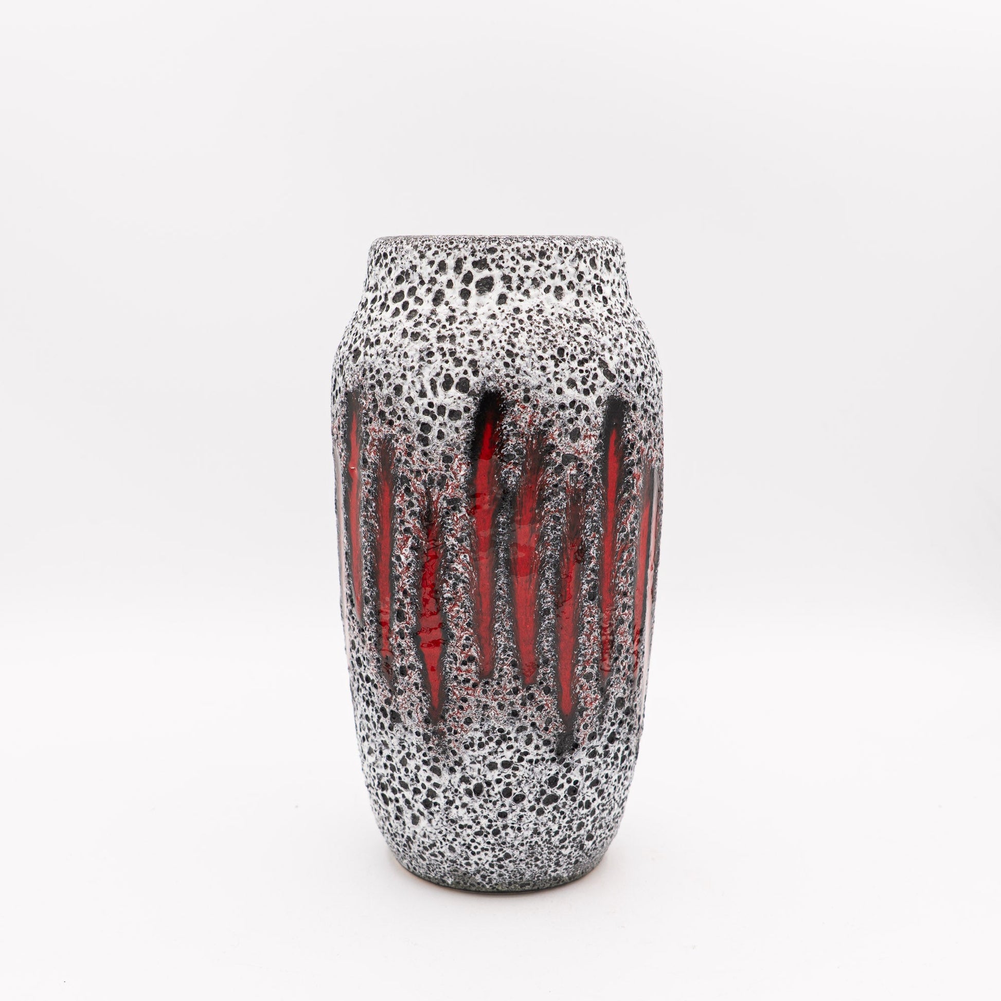 Mid - Century "Lora" West German Fat Lava - Scheurich 242 - 22 - 1970s - Vase - The Vintage Tales