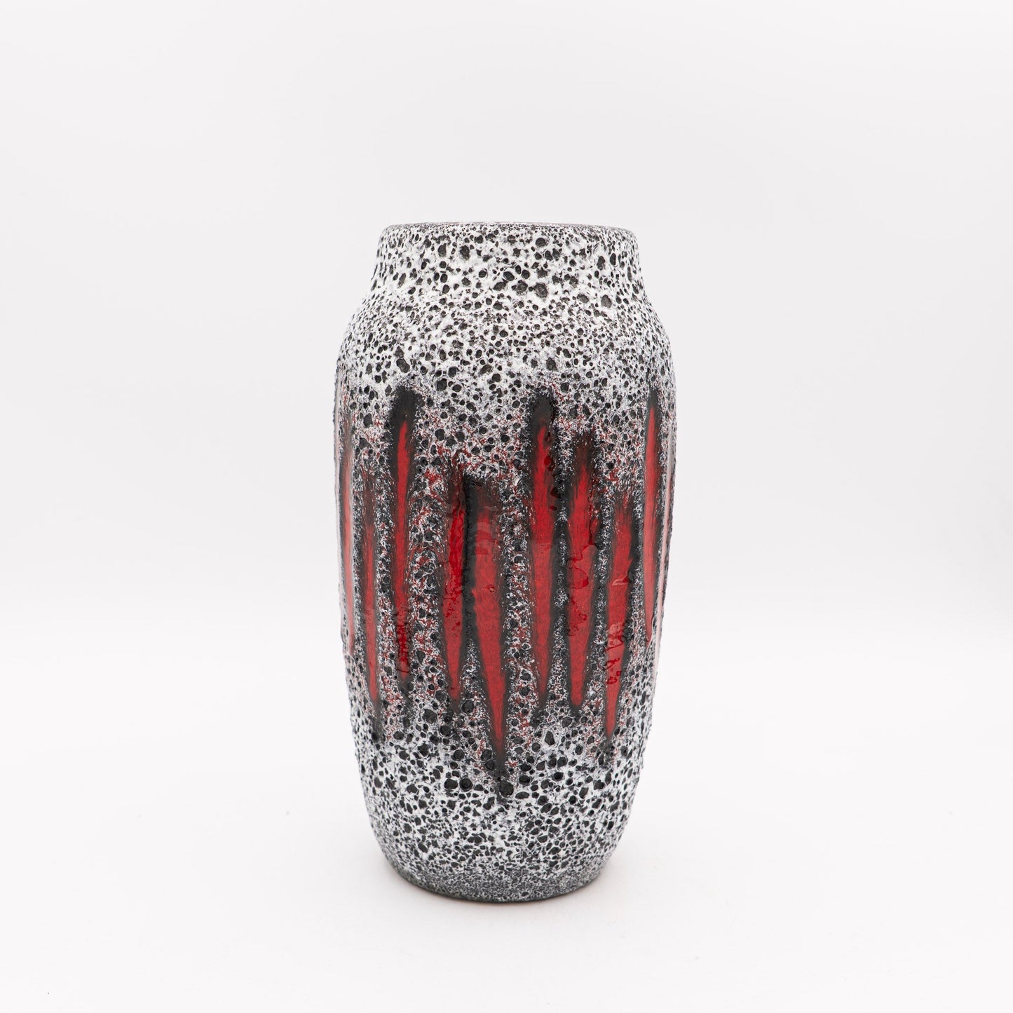 Mid - Century "Lora" West German Fat Lava - Scheurich 242 - 22 - 1970s - Vase - The Vintage Tales