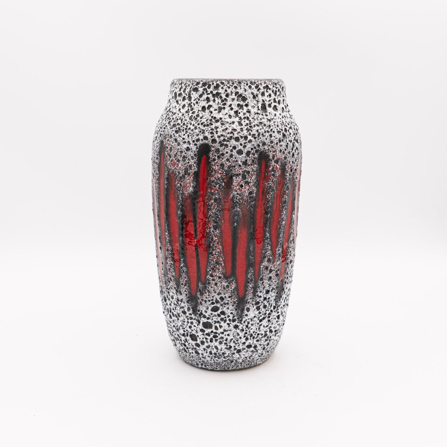 Mid - Century "Lora" West German Fat Lava - Scheurich 242 - 22 - 1970s - Vase - The Vintage Tales