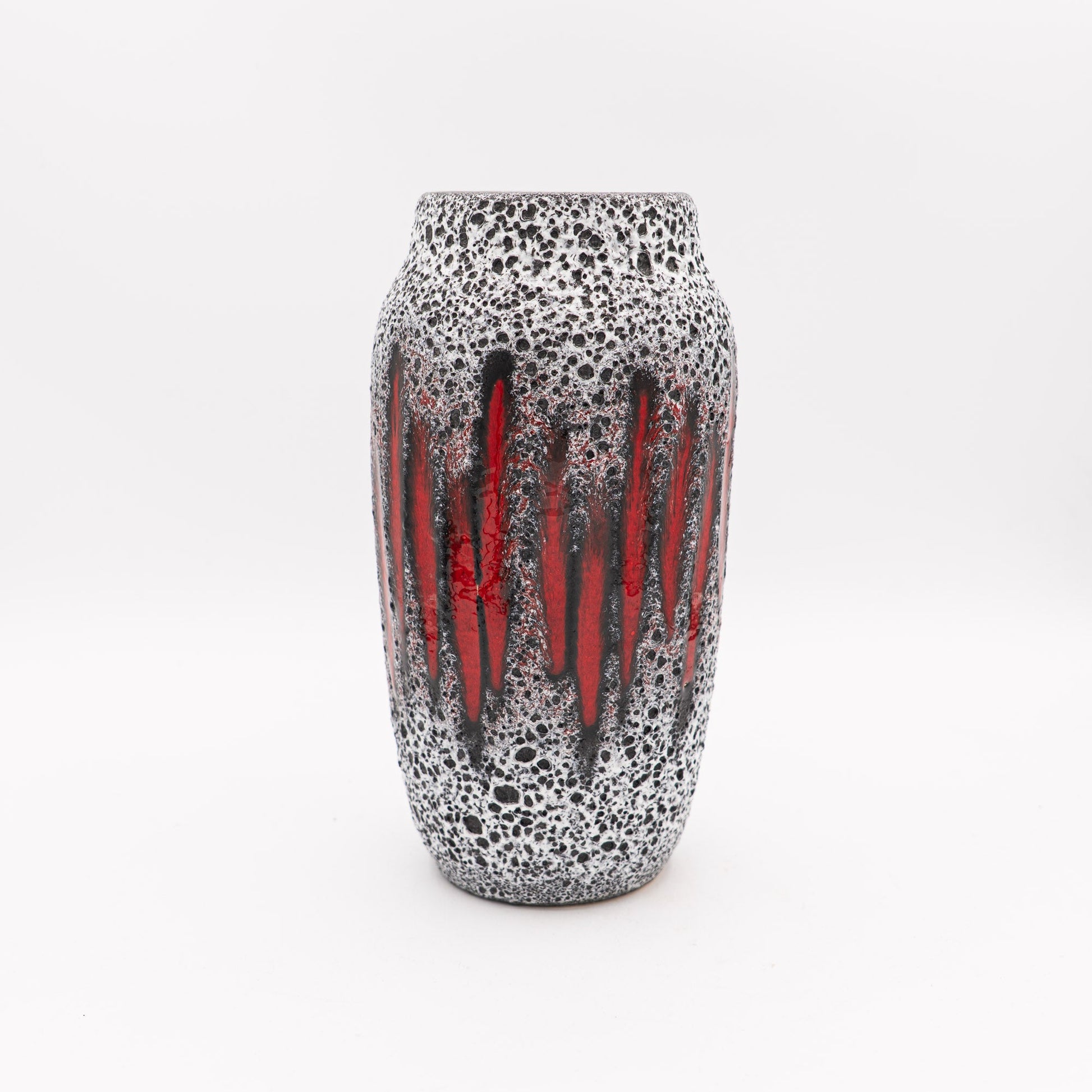 Mid - Century "Lora" West German Fat Lava - Scheurich 242 - 22 - 1970s - Vase - The Vintage Tales