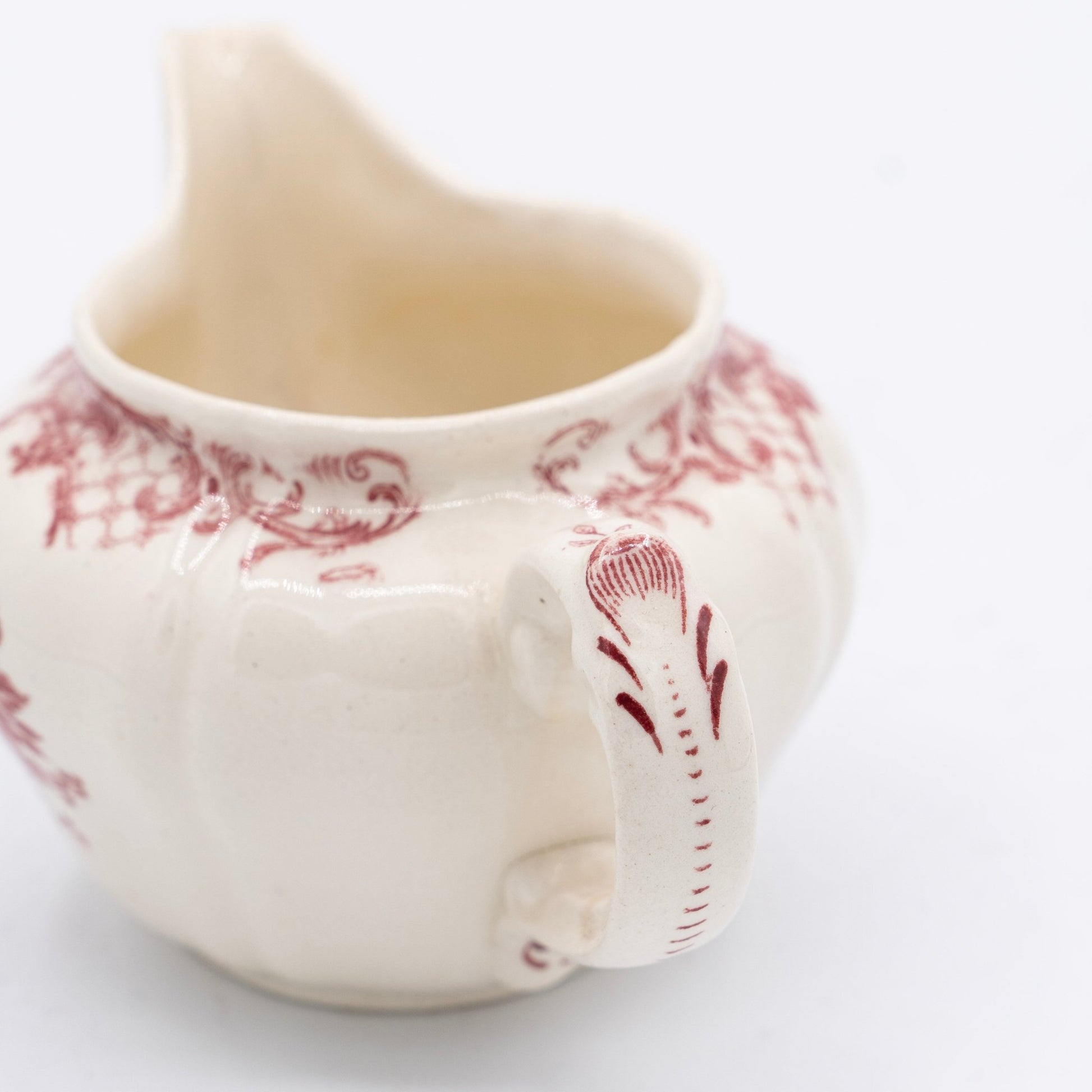 Pink Floral Transferware Creamer "Valeria" - Villeroy & Boch - 1920s - Creamer - The Vintage Tales