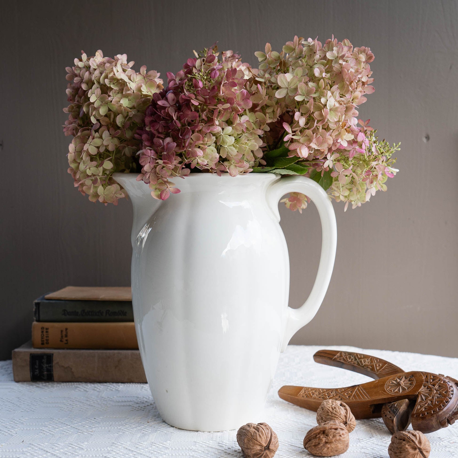 Rare Antique Large Ironstone Pitcher - Villeroy & Boch - c1920s - Pitcher & Jugs - The Vintage Tales