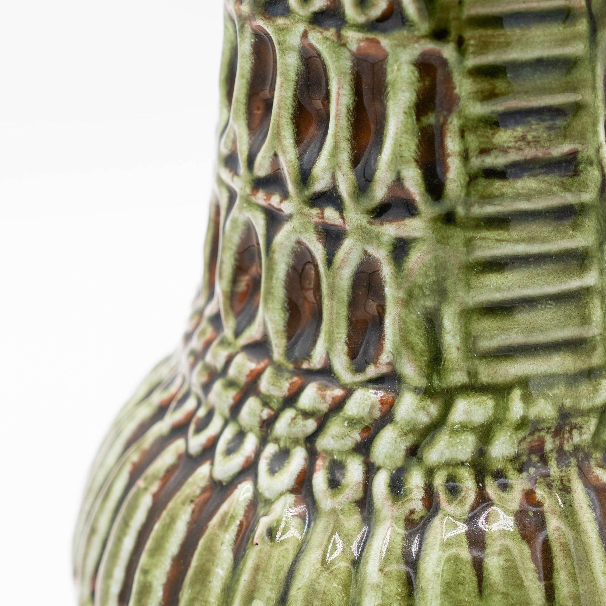 Rare Mid - Century Tall Green Vase - Carstens Tönnieshof - Form 7166 - 30 - The Vintage Tales