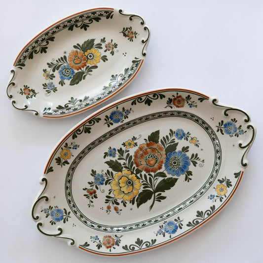 Set of 2 Oval Serving Platter - Alt Amsterdam - Villeroy & Boch - Serving Plate - The Vintage Tales