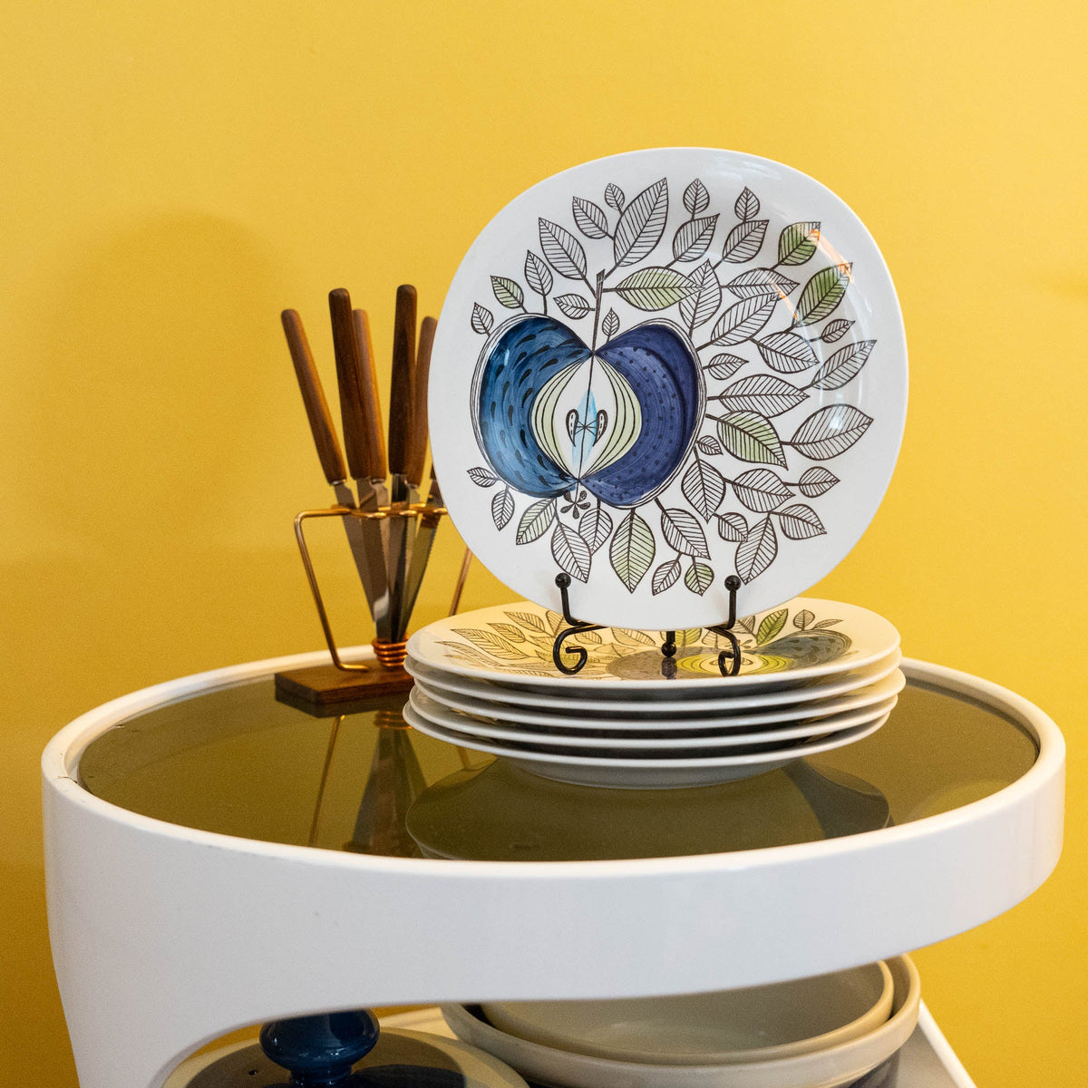 Set of Six Vintage Small Plate - Eden - Rörstrand