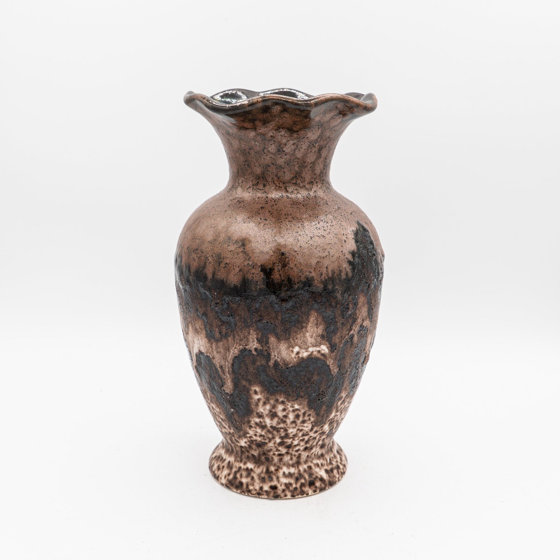 Stunning Mid - Century Vase in Metallic Brown - Dümler & Breiden 1194/26 - 1960s - Vase - The Vintage Tales