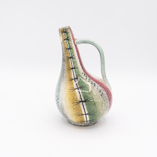 Unusual Swiss Mid - Century Handle Vase by Gustav Spörri – Ziegler Schaffhausen – c.1959 - Vase - The Vintage Tales