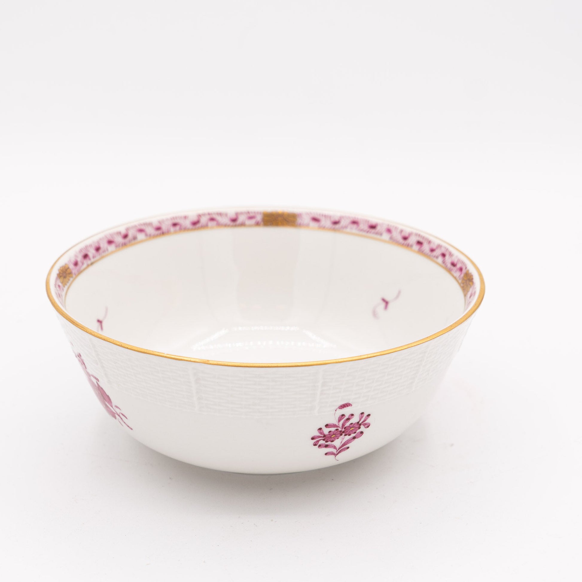 Vintage "Pink Apponyi" Bowl - Herend / Hungary - Bowl - The Vintage Tales