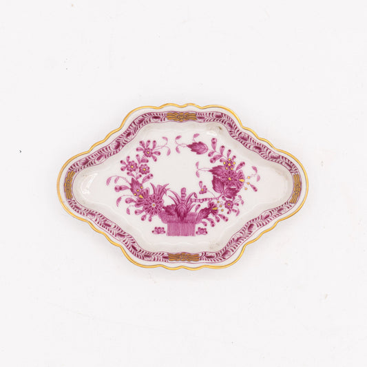 Vintage “Pink Apponyi” Pin/Trinket Dish – Herend, Hungary - Accents & Collectibles - The Vintage Tales